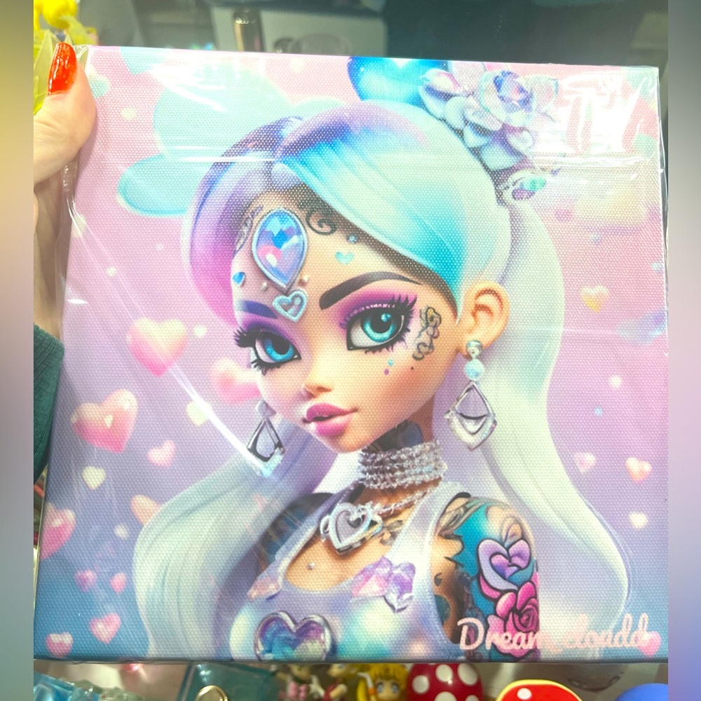 OOAK opal art print